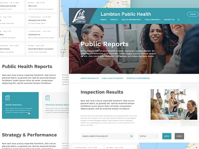 Public Reports sketch ui web design