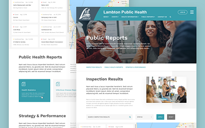 Public Reports sketch ui web design