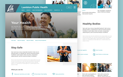 Your Health sketch ui web design