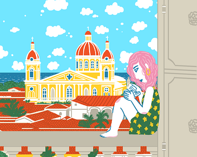 León, Nicaragua illustration nicaragua photoshop travel