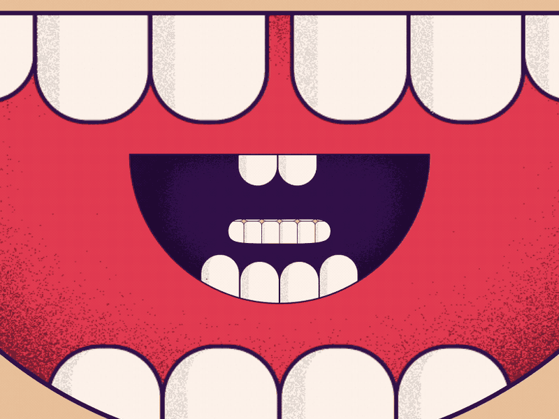 Keep smiling :) after effects design grain illustration loop loops smile