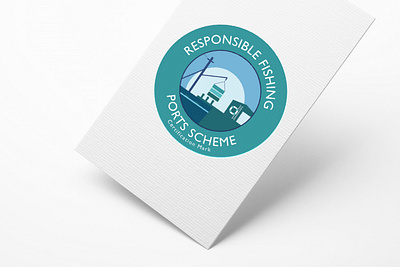 Responsible fishing port scheme logo I created branding design fish graphic graphic design graphicdesign graphics illustration illustrator logo logo design logos logotype mockup photoshop sketch vector