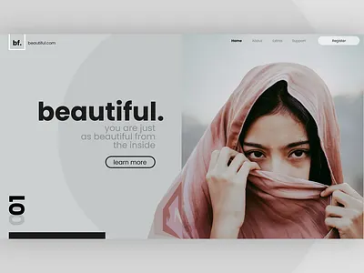 cover page concept design ui web