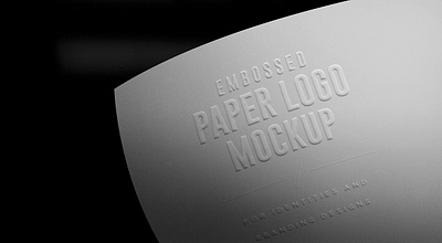 Paper Branding Logo Mockups embossed logo mockup logo mockups mockup mockup templates mockups paper branding logo mockups paper logo psd files psd mockups