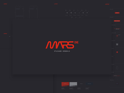 MARS One - Styleguide animations concept inspiration mars mars one space styleguide ui ux webdesign website