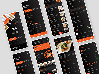 food order PWA design food mobile pwa ui user experience ux web website