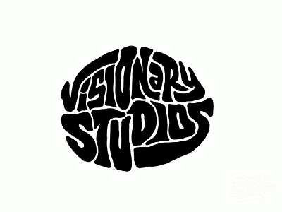Process Video - Visionary Studio clientwork custom lettering hand drawn itsjerryokolo jerryokolo lettering logo designer logotype logotype designer process video procreate procreate video production company timelapse typography typography logo video