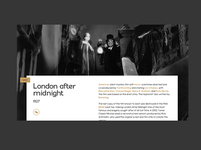 Horrow silent movie halloween silent film
