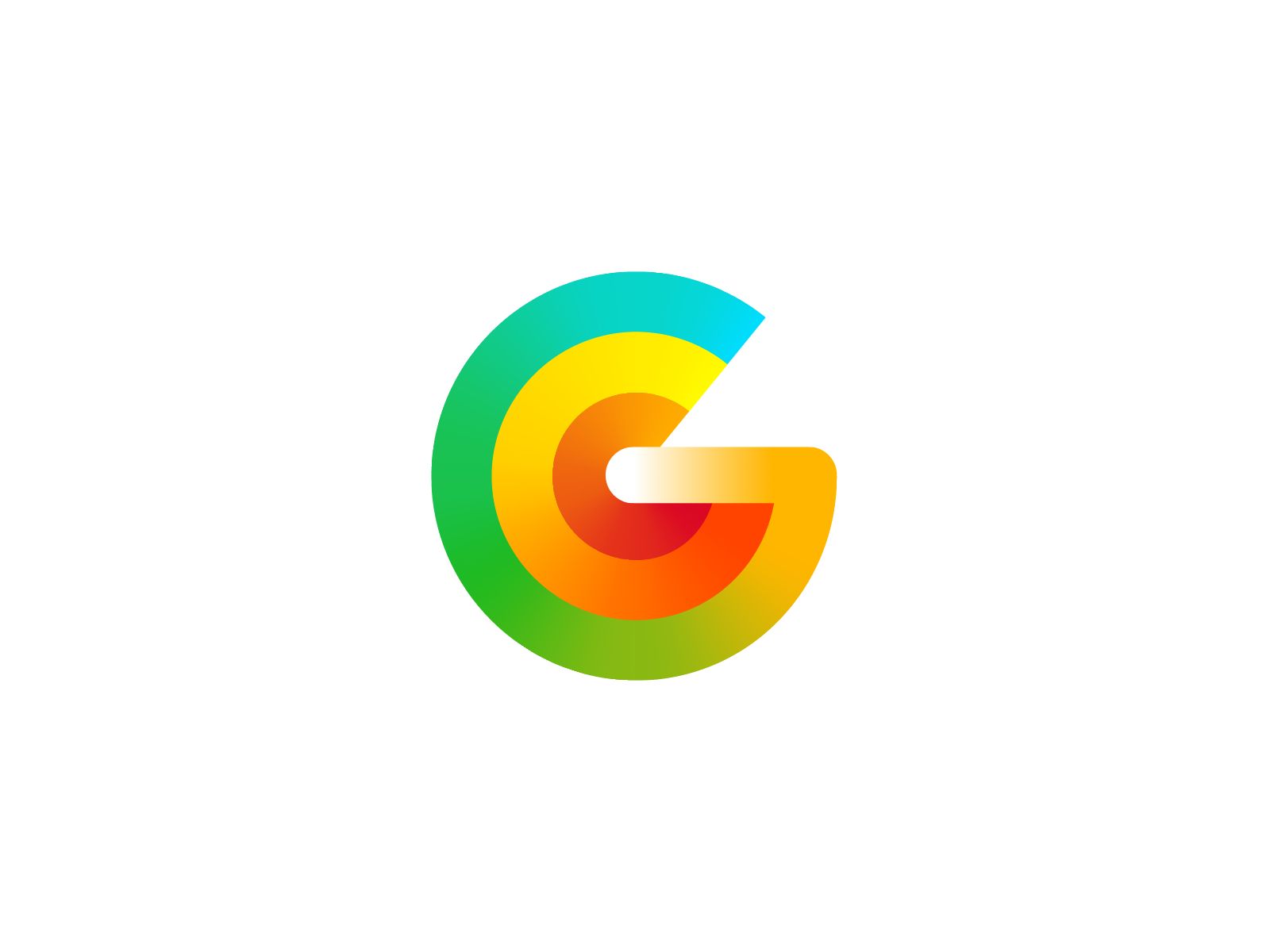 Letter G / Pie Chart Logo Design by Mihai Dolganiuc on Dribbble