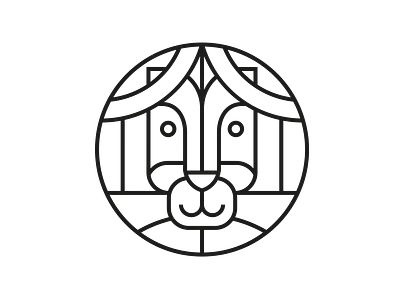 Logo design | Lelosiowo animal logo geometry lion head lion logo logo logo design vector