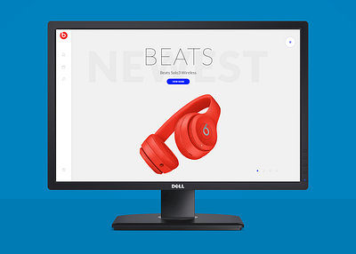 Wireless Headphones - Home Page UI and UX branding creative figma headphones idea research sketch ui usability ux website design website redesign wireframe