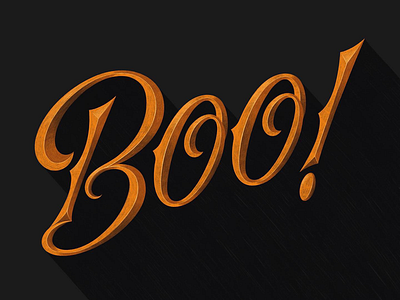 Boo! boo custom type halloween hand lettering ipad lettering lettering lettering sketch type