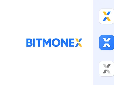 Bitmonex Logo Concept branding design flat icon illustration illustrator logo minimal type typography