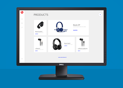 Wireless Headphones - Products Page UI and UX clean creative figma products page redesign single page sketch ui ux website redesign wireframe