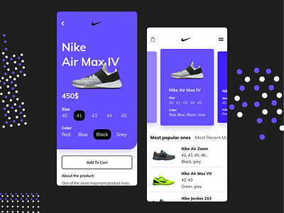 Shopping app concept adobexd animation app design minimal ui ux vector web website