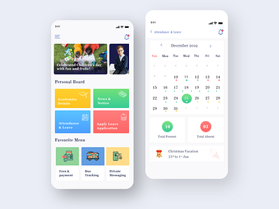 School app for parents and children app branding design illustration interaction design mobile app design product uiux user experience design user interface