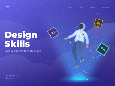 design skill color design illustration people ui web