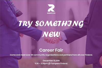 Career fair banner