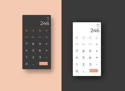 Daily UI 004 Calculator calculator dailyui dailyui 004 ui design