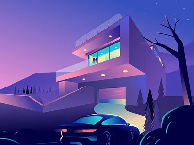 乡下小屋改造 design flat icon illustration minimal ui ux vector