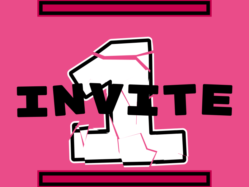 1 Invite 2d after effects animation graphic design invitations invite invites motion graphics newton