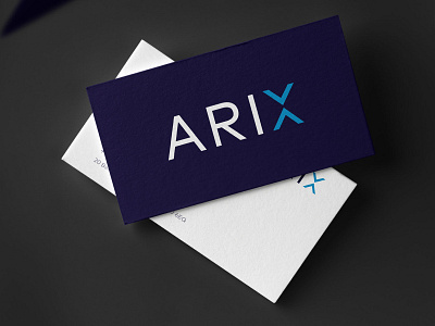 Arix Bioscience Branding biotech biotechnology blue branding design finance financial fintech icon logo typography vector x