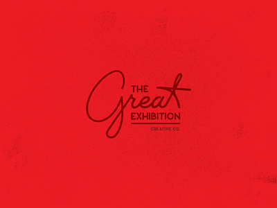 The Great Exhibition (logo No.1) handwriting logo mid century midcentury script texas typography vintage