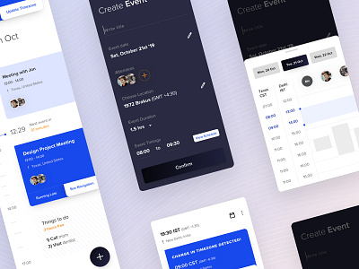 [2/3] Create Event for Smart Calendar App android design ios product design travel ui user experience user interface ux