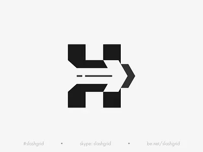 H + ➡ | Hadrian Logistics Logo arrow arrow logo black brand branding clean concept design h letter h logo idea identity logistics logo mark minimal monogram negative space symbol typography