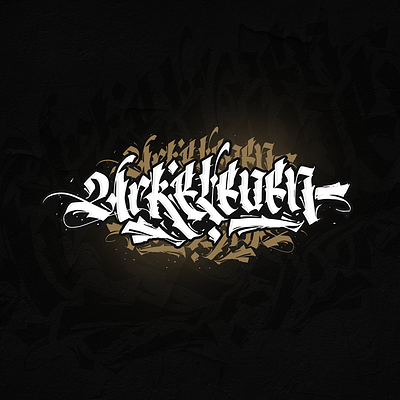 Ark Eleven Logotype calligraffiti calligraphy calligraphy and lettering artist logotype