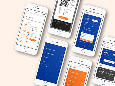 Train mobile app app intercity minimalistic mobile ui mobile ui design pkp train transport transportation design ui ux web