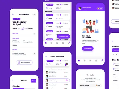 Personal Trainer App app apple clean design exercise gym ios personal portugal schedule trainer ui ux web