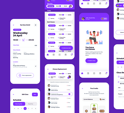 Personal Trainer App app apple clean design exercise gym ios personal portugal schedule trainer ui ux web