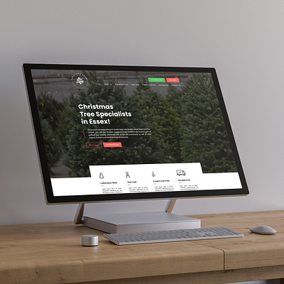 Christmas Trees christmas web design