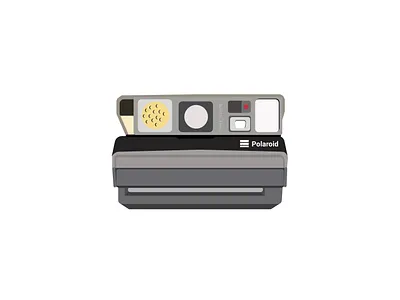 Spectra Polaroid Camera Illustration design illustration photography polaroid