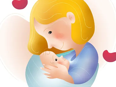 mother love illustration illustrator vector
