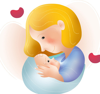 mother love illustration illustrator vector