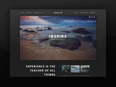 J51 Colette - A Joomla Template adventure css joomla joomla template joomla templates template theme web design webdesign
