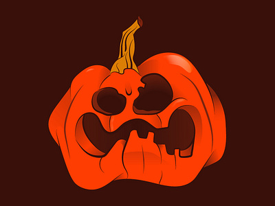 Pumpkinator food illustrator ilustration pumpkin vector