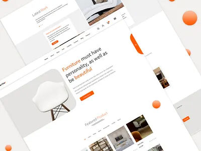 Furniture Website app design dribbble elegent furniture website ui ux website websitedesign websites