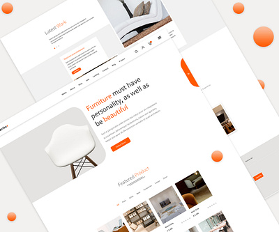 Furniture Website app design dribbble elegent furniture website ui ux website websitedesign websites