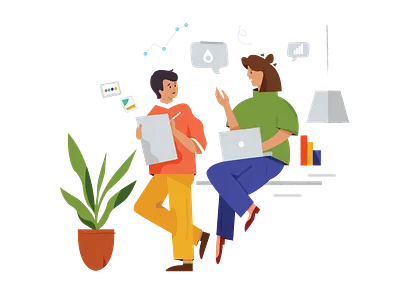 meetup coworking illustration meetup negotiation negotiator