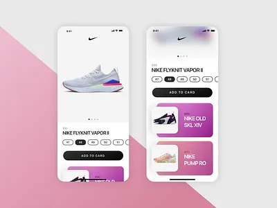 Nike Shop UI Concept (Sketch Freebie) free freebie sketch sketchapp ui user interface ux