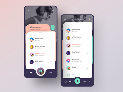J U K E B O X 📻 album app browse ios iphone jukebox list mobile music play player playlist product design profile ui ux