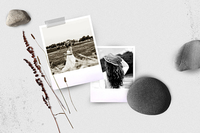 Mood Board Mockup - Natural & Gritty black and white black white blogger kit branding branding design film frames gritty herbs instant pic minimal minimalistic mockup modern moodboard moodboard mockup moodboards natural pebbles photographer kit trendy