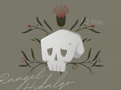 Day of the dead - Rangel Hidalgo day of the dead drawing illustration mexico nature november skull