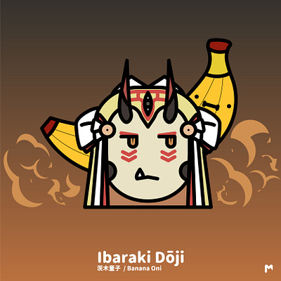 Ibaraki Douji Simple Badge/Pin/Sticker Illustration badge badge logo badgedesign characterdesign design digital art digitalart games illustration illustration art illustrator japan pin pin design simple simpledesign sticker stickerdesign stickermule vector