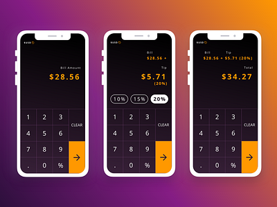 [Daily UI] 004 - [Tip] Calculator calculator calculator ui dailyui dailyui 004 mobile design mobile ui mobile ui design tip tip calculator