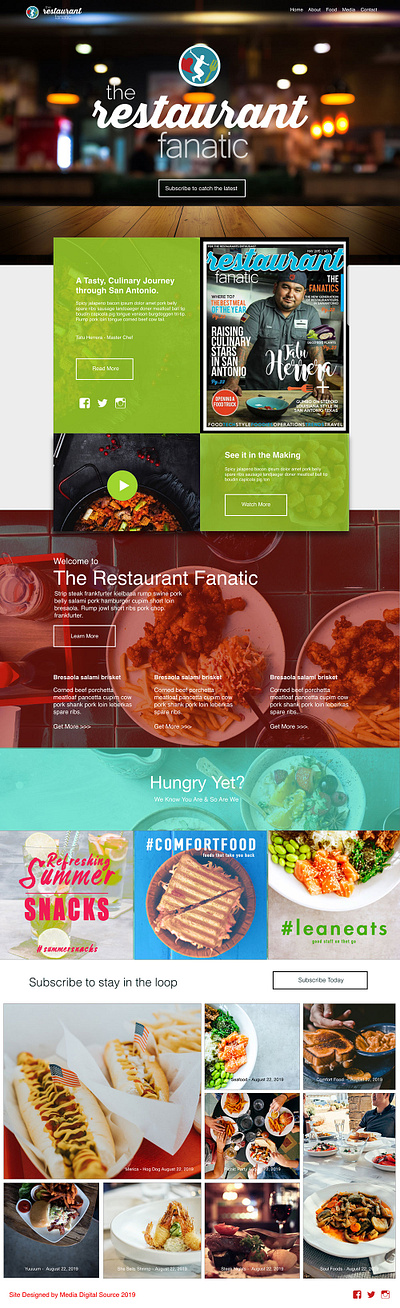 The Restaurant Fanatic Nov. 2019 branding design patrick lee zepeda thepatricklee therestaurantfanatic therestaurantfanatic ui