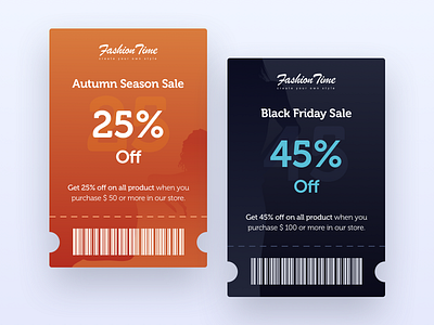 Redeem Coupon #DailyUI #day061 061 bar code card coupon coupons dailyui design discount redeem coupon ticket ui